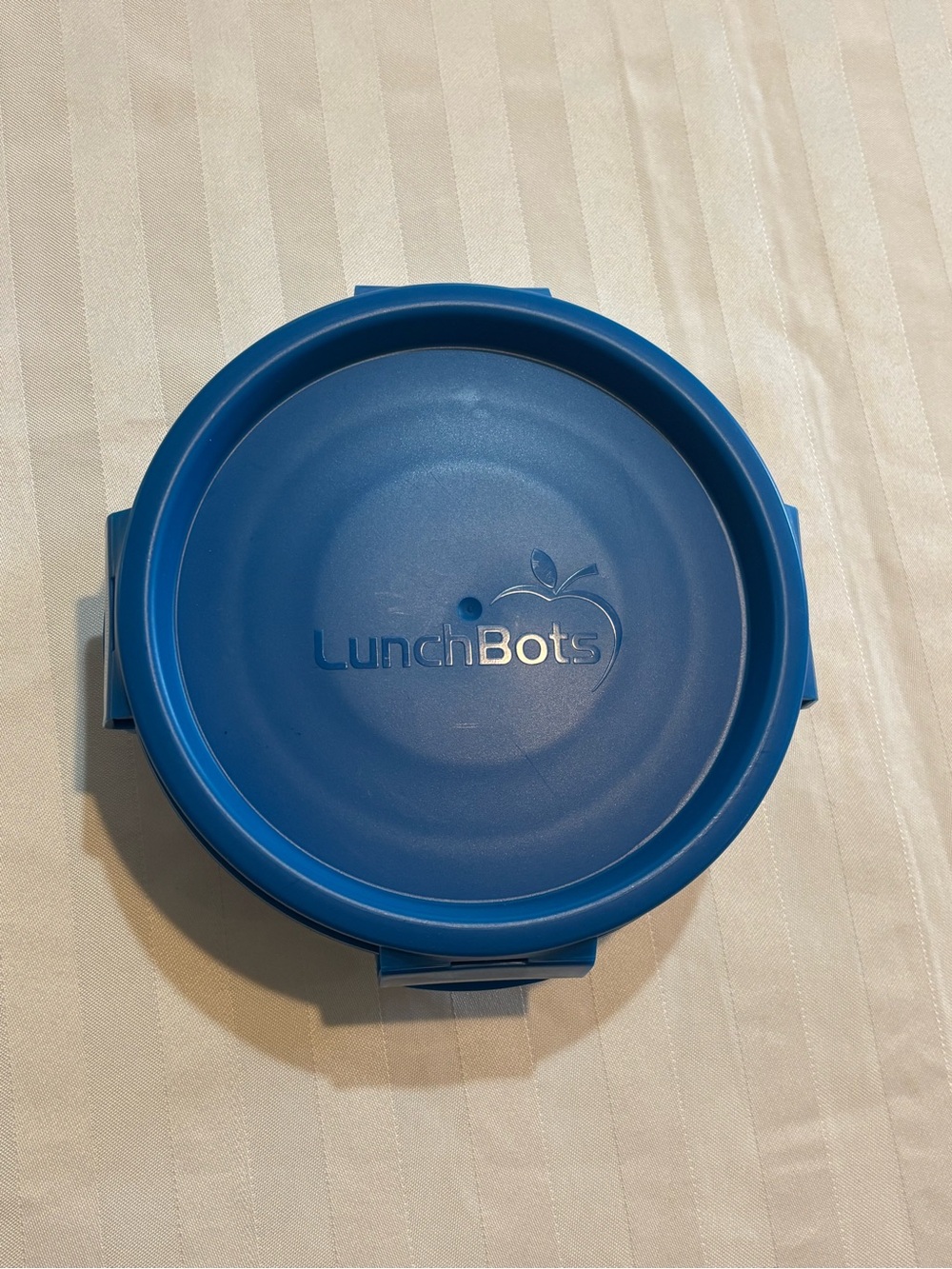 LunchBots 6 1/4-in. Blue Round Stainless Steel Food Storage Container [Good]